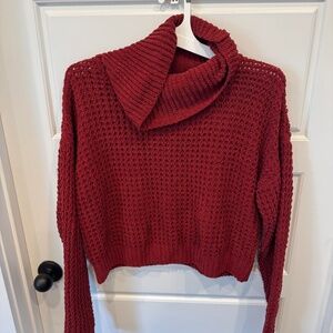 True Craft Knit Cropped Sweater *Juniors Large*